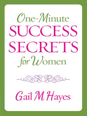 cover image of One-Minute Success Secrets for Women